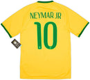 Jersey Retro Brasil 2014 Dorsal Neymar Jr